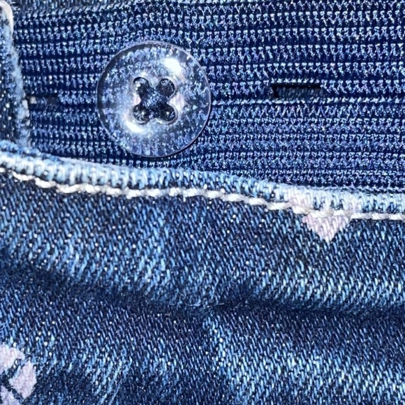 CALVIN KLEIN➕Denim Heart Embellished Shorts - Picture 6 of 7